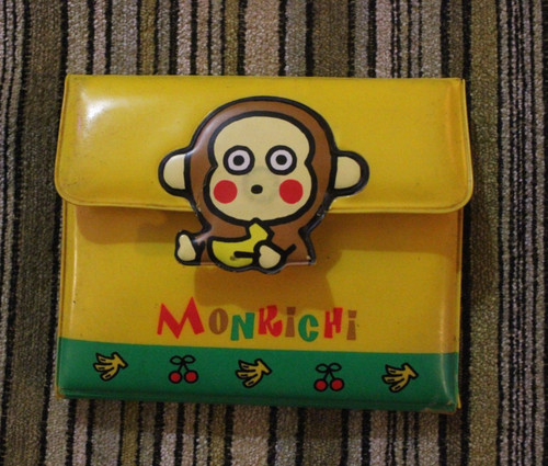 Monkichi wallet banana cherry - wallet,